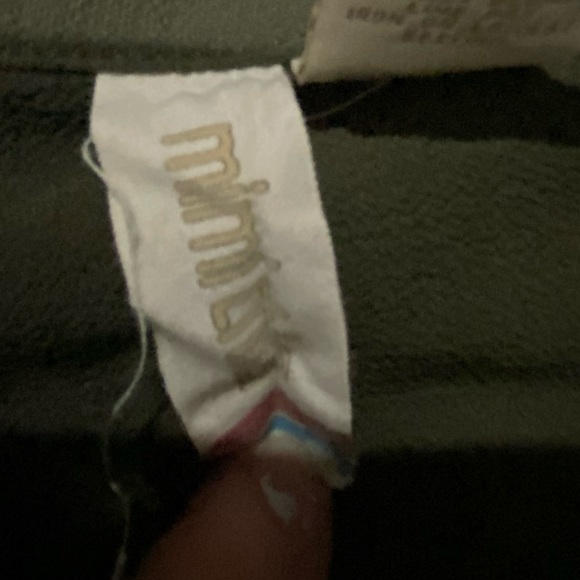 Mimi Chica army green cropped outfit topper or top size L - Picture 5 of 5